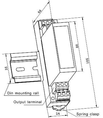 500V Input DC Voltage Transducer